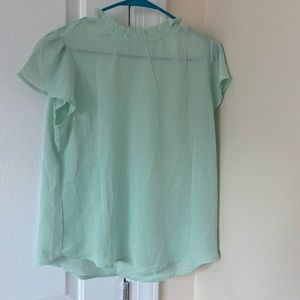 Mint green blouse